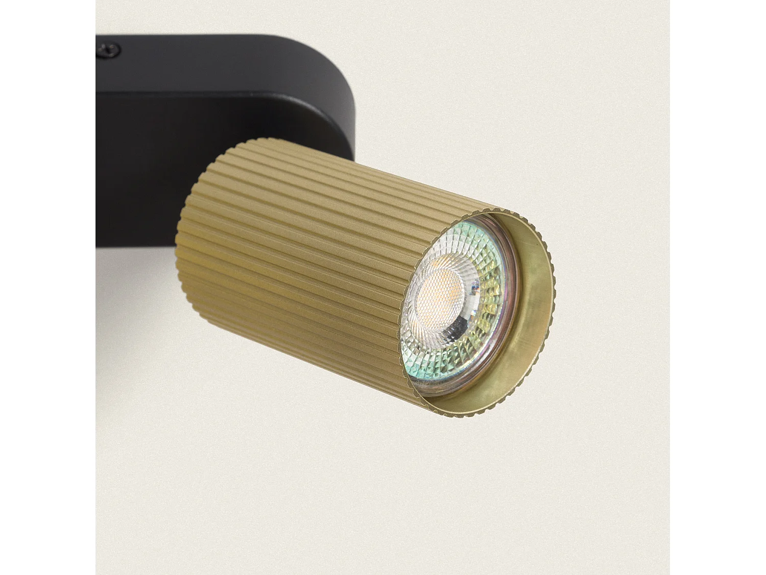 Applique da Soffitto Alluminio Aritz 3 Faretti Oro