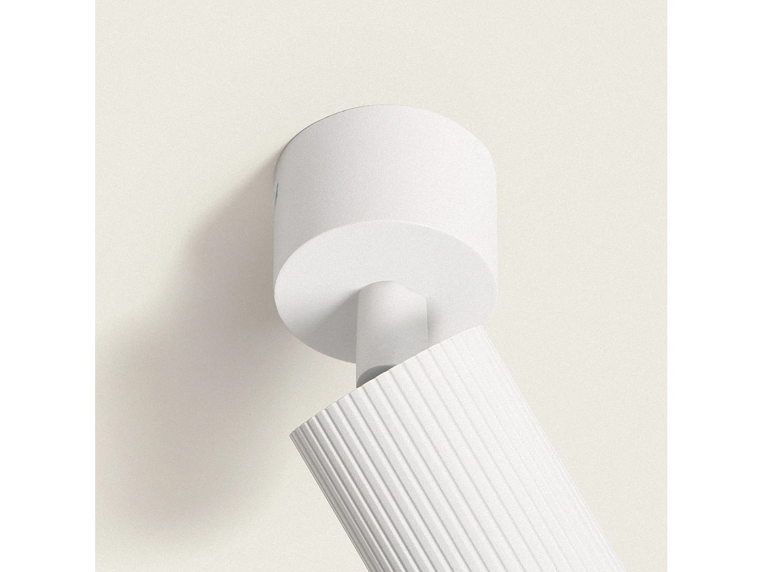 Aplique de Techo Aluminio Aritz 1 Foco Blanco