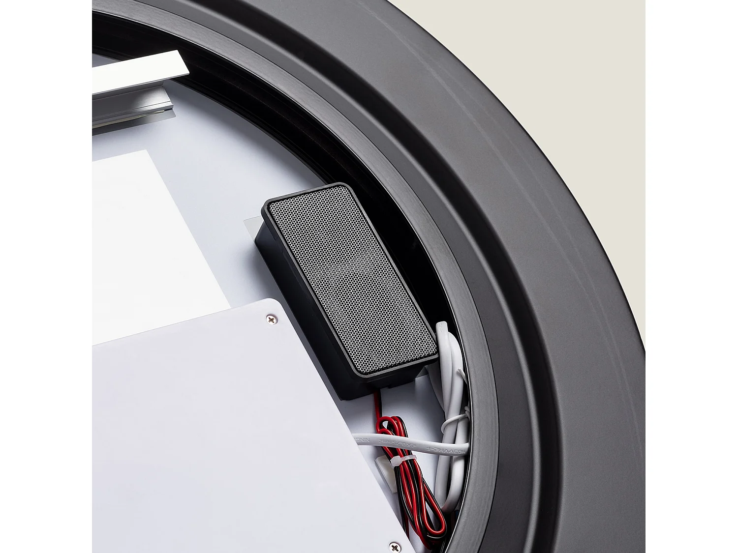 Miroir Salle de Bain avec Éclairage LED Anti-buée Ø60 cm Nahia Sélectionnable (chaud-neutre-froid)