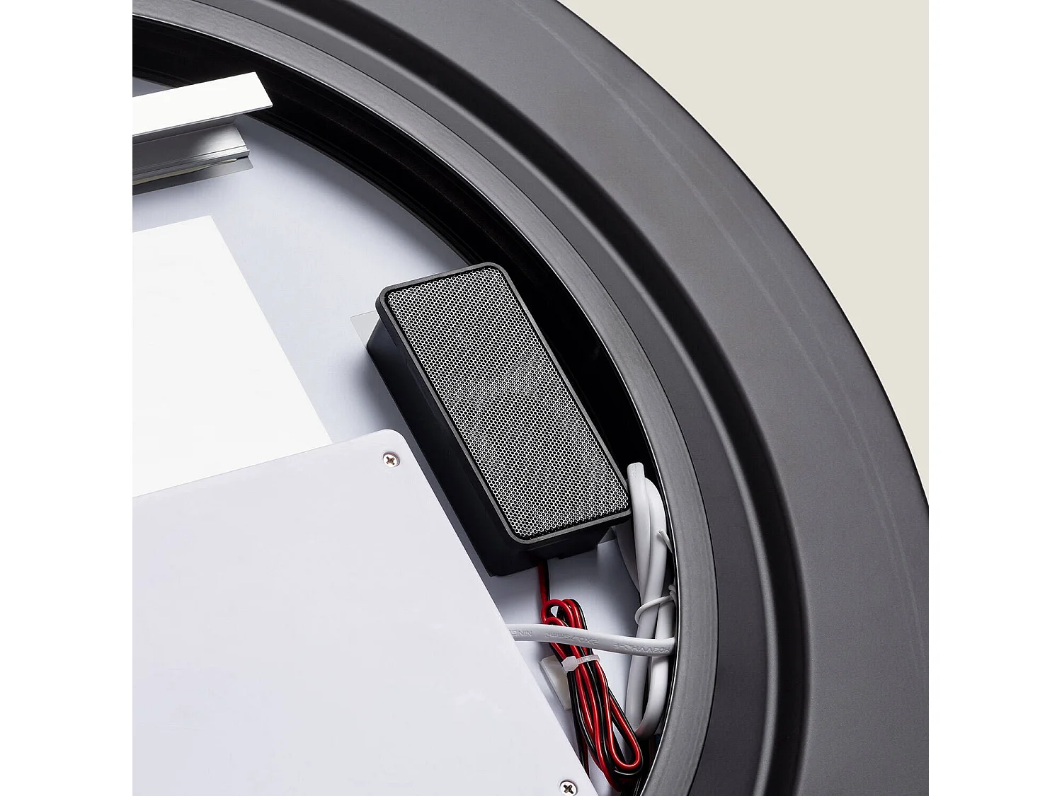 Miroir Salle de Bain avec Éclairage LED Anti-buée Ø60 cm Nahia Sélectionnable (chaud-neutre-froid)