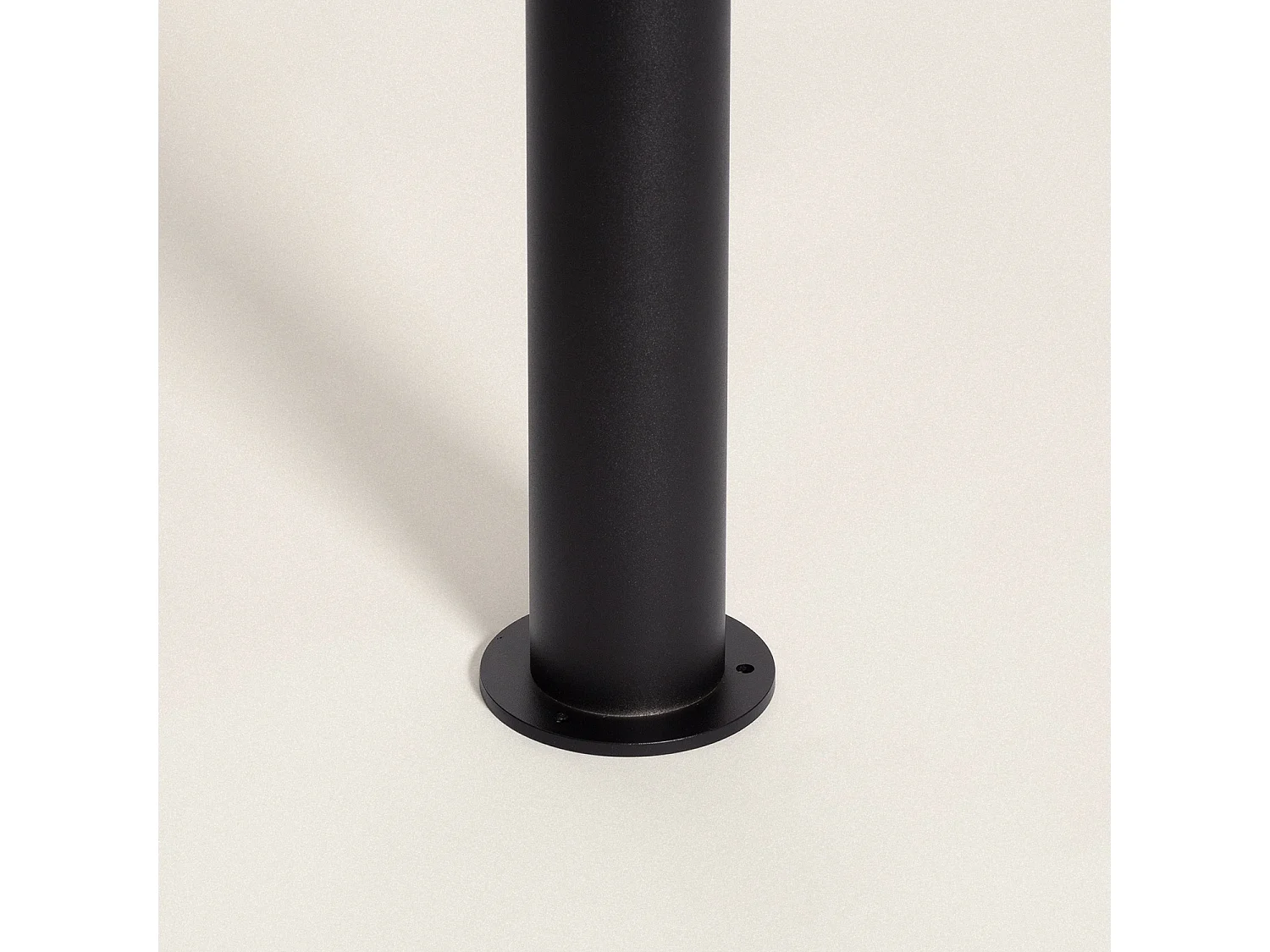 Balise sur Pied Extérieure Aluminium 80cm Oblong Noir