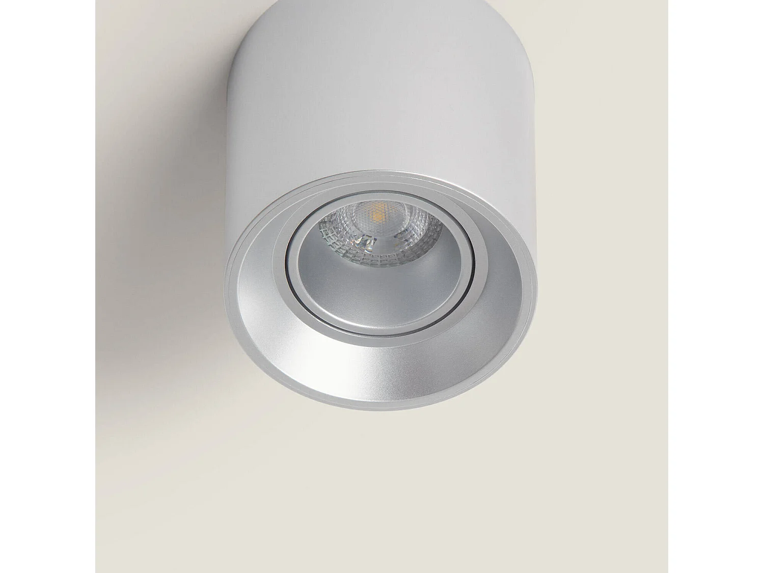 Plafonnier Blanc Quartz  Argent