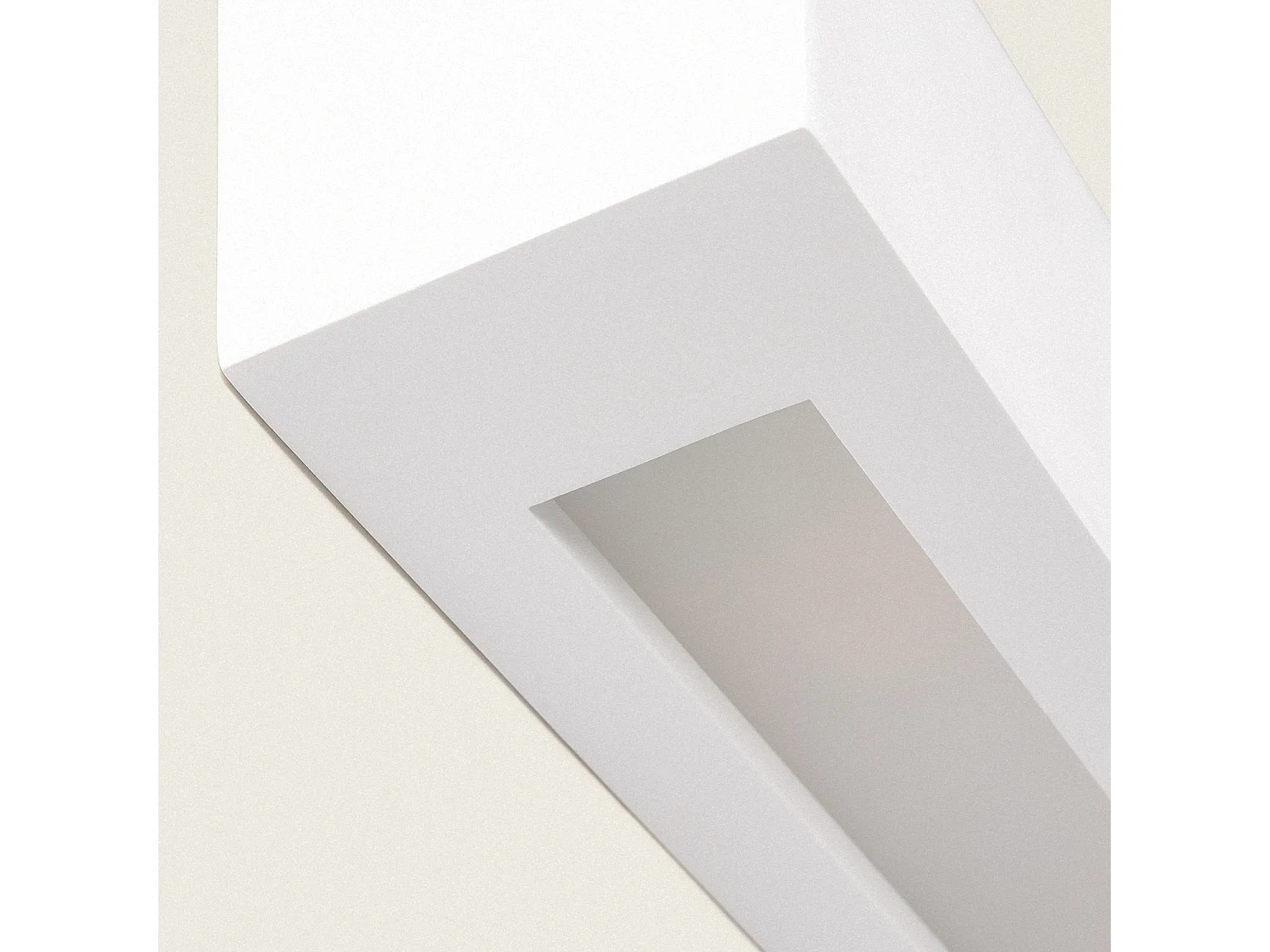 Applique Murale Plâtre Ruvil L Blanc