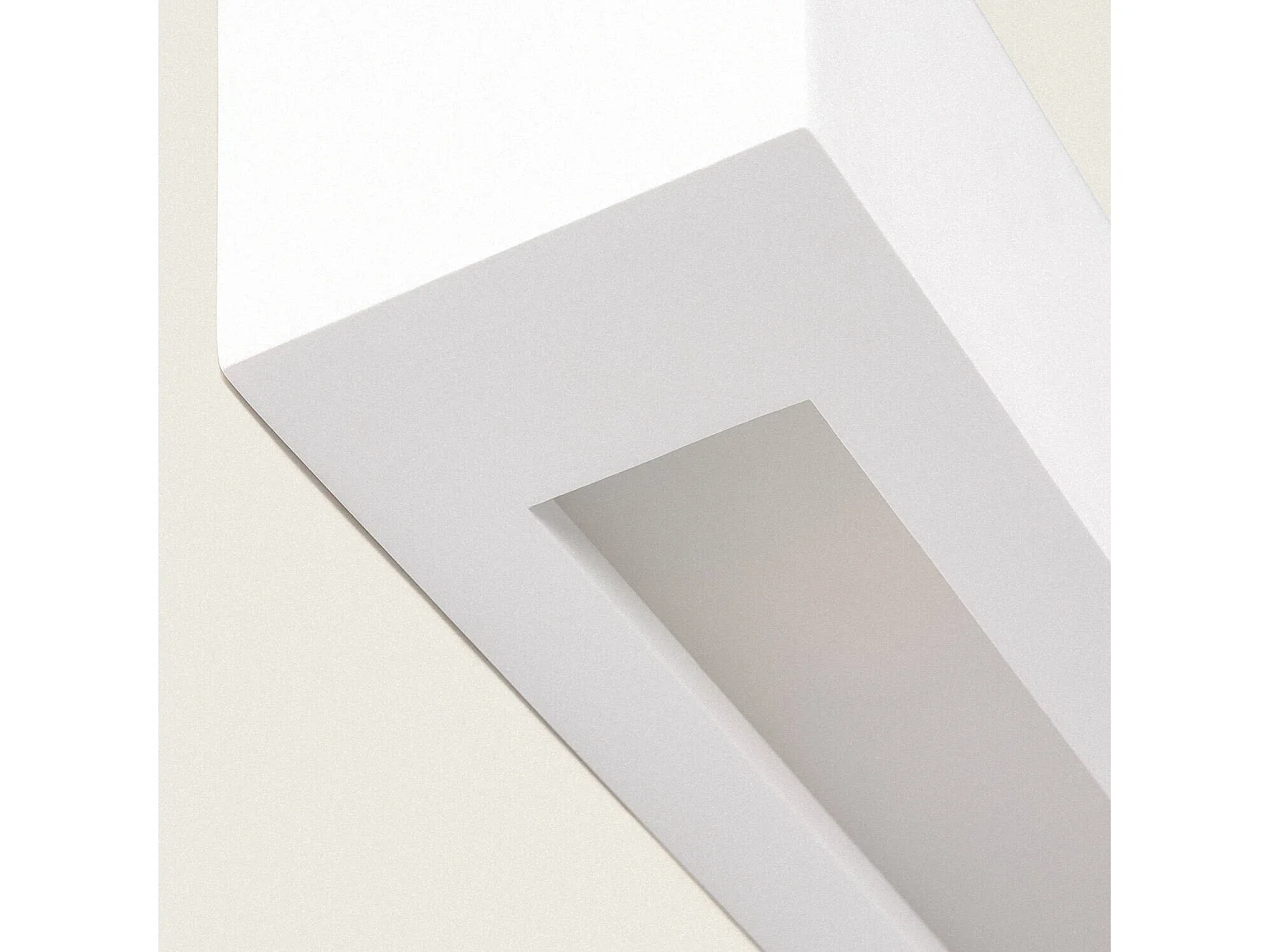 Applique Murale Plâtre Ruvil L Blanc