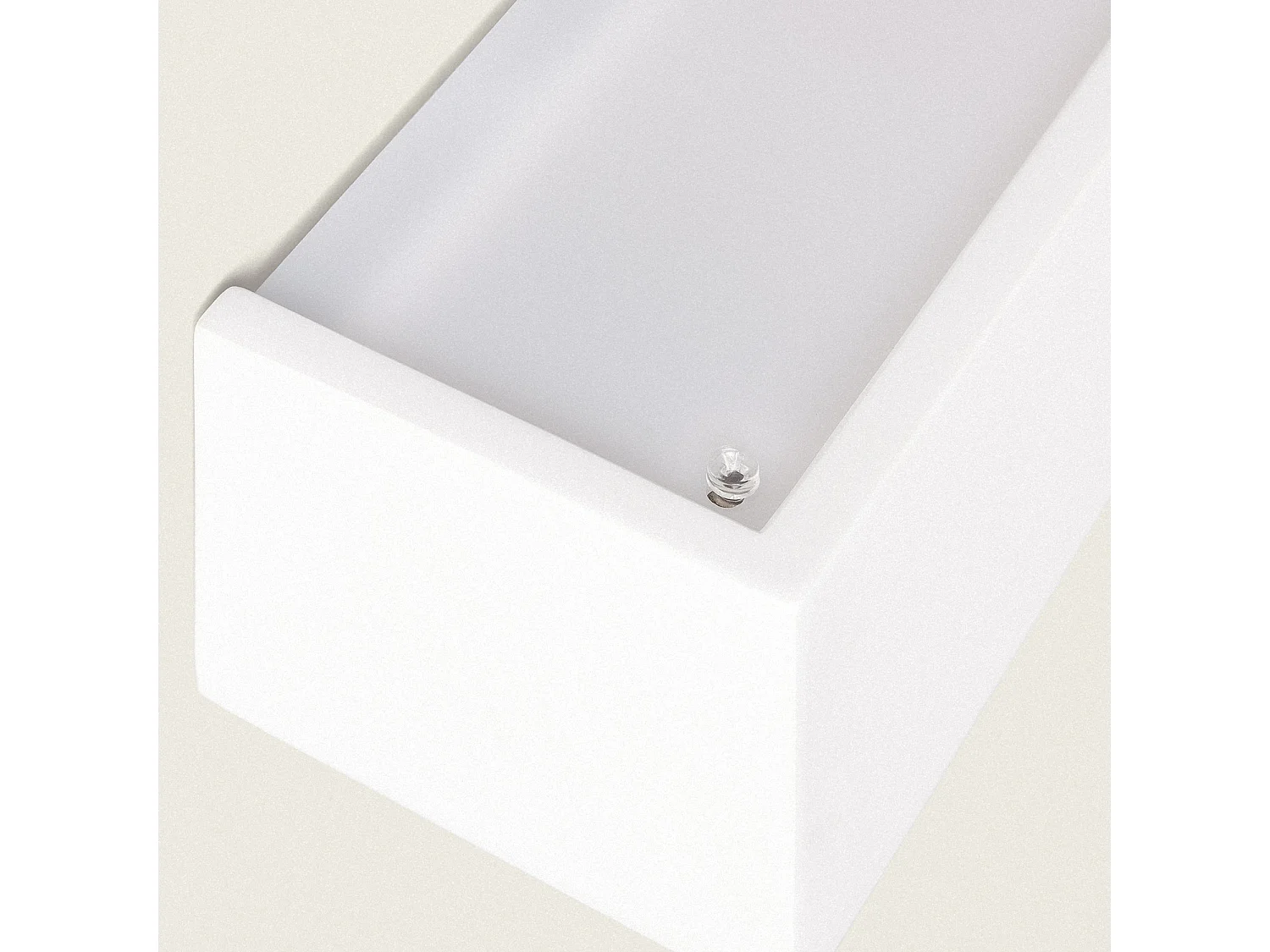 Applique da Parete Gesso Ruvil L Bianco