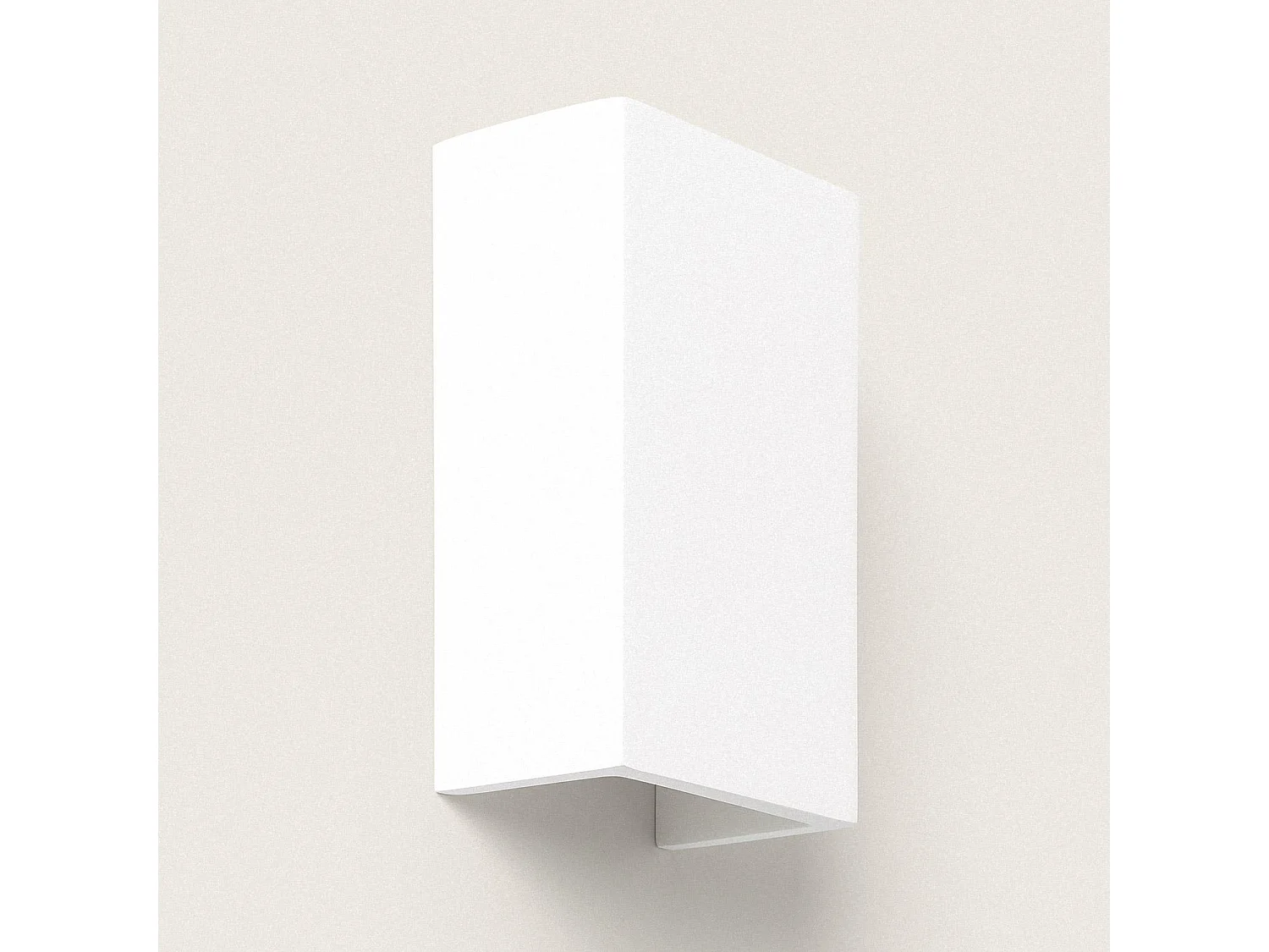 Applique da Parete Gesso Dupmy Square Bianco