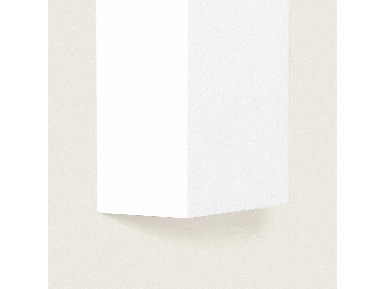 Applique da Parete Gesso Dupmy Square Bianco