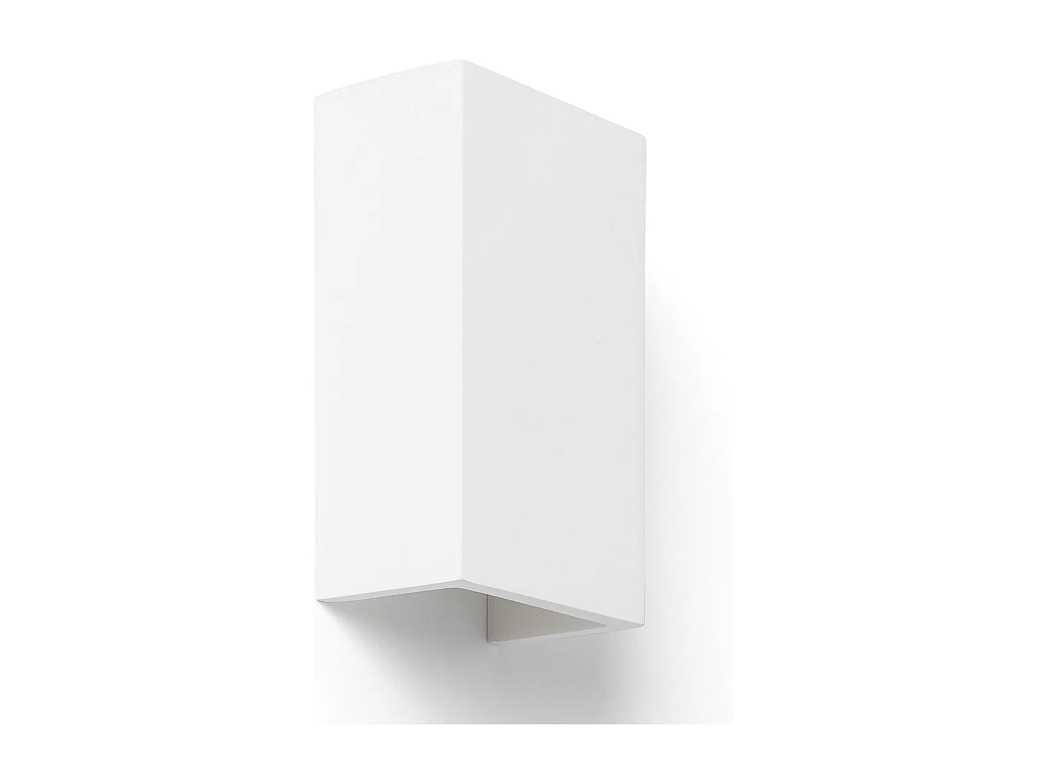 Applique da Parete Gesso Dupmy Square Bianco