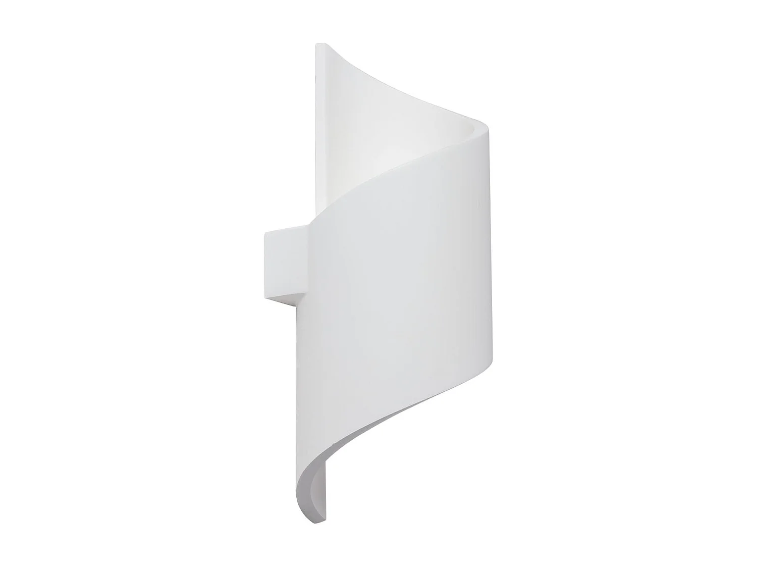 Applique da Parete Gesso Spiral Bianco