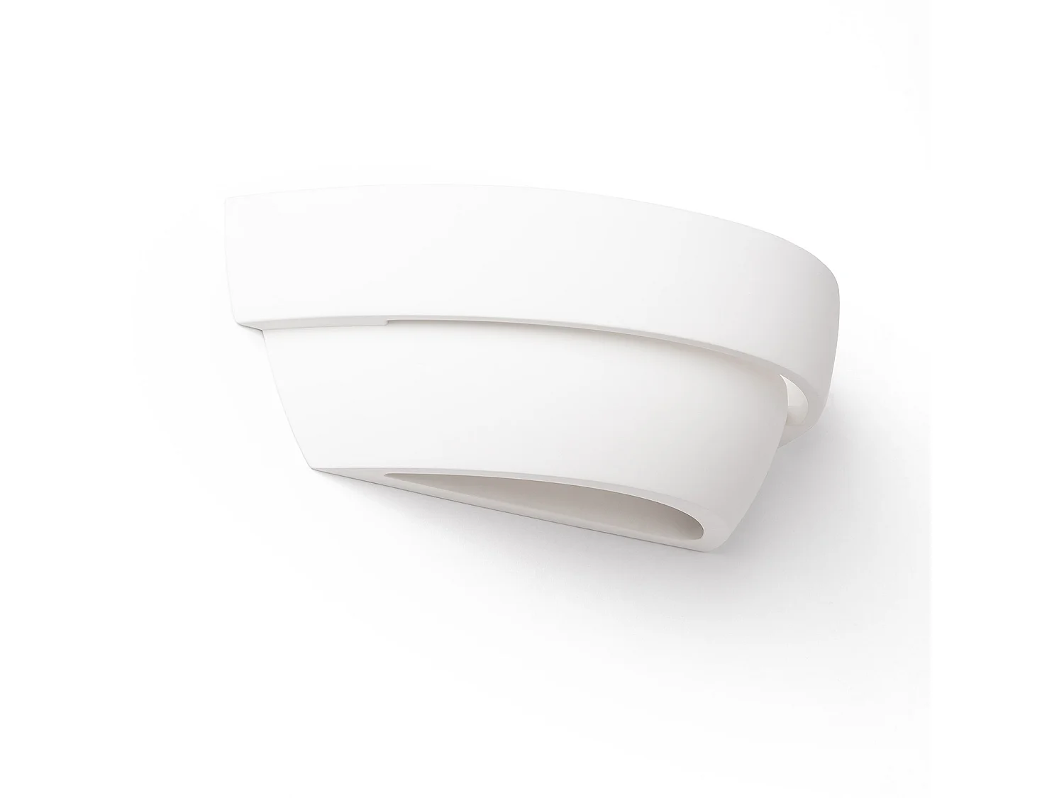 Applique da Parete Gesso Riben Bianco