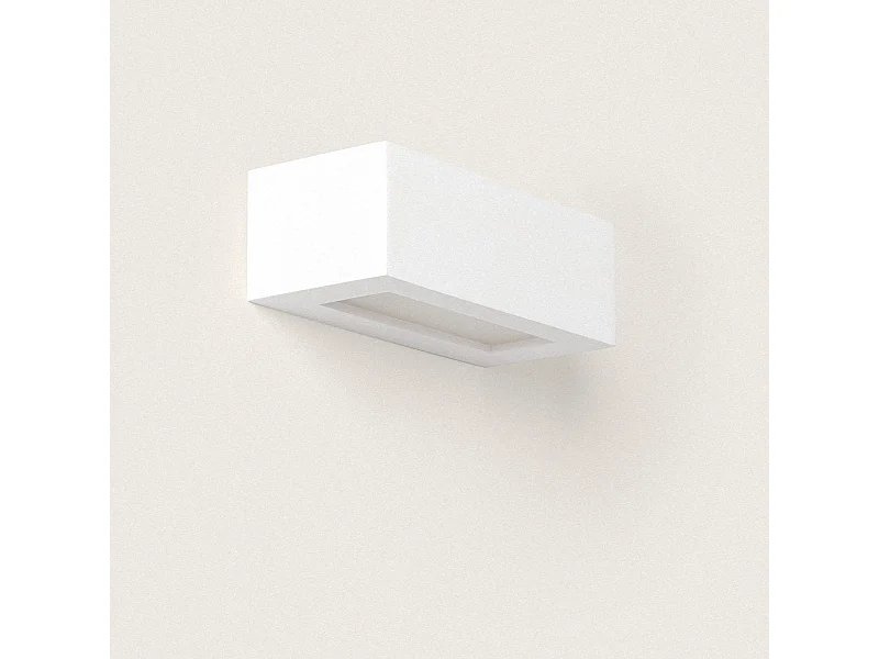 Aplique de Pared Yeso Ruvil S Blanco