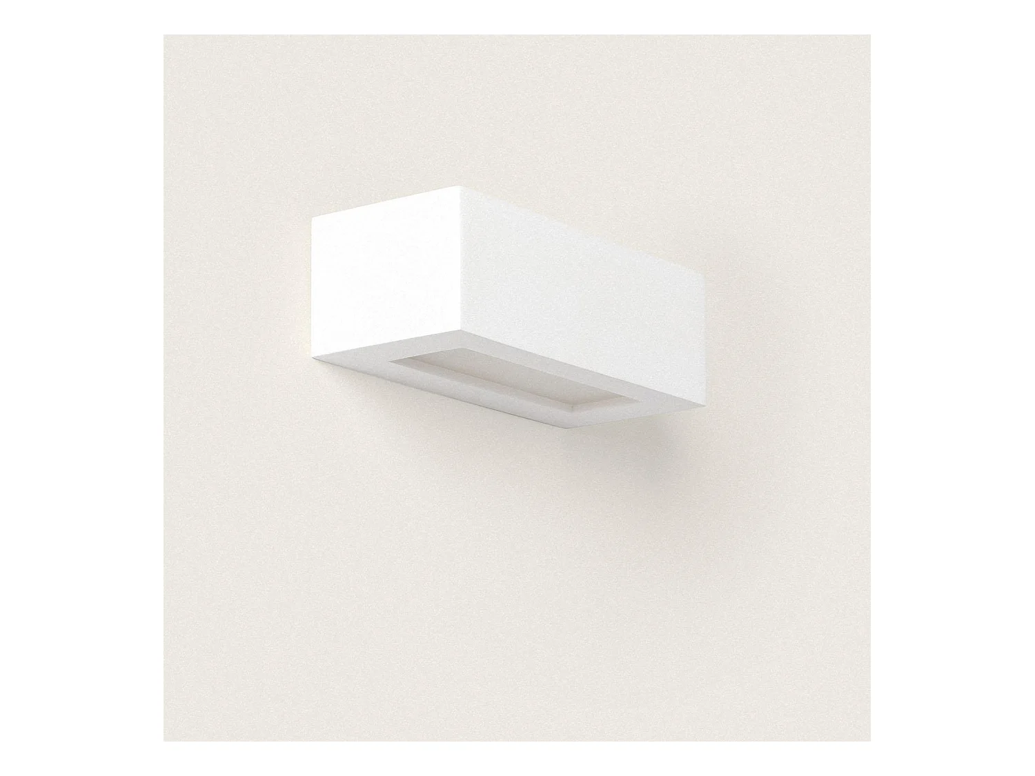 Applique Murale Plâtre Ruvil S Blanc