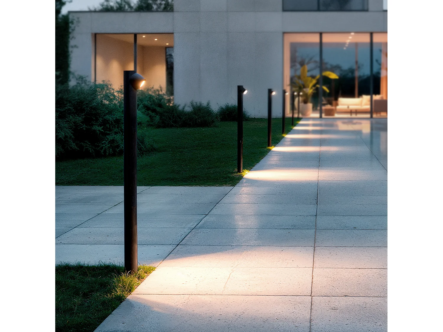 Faretto per Esterni LED 6W con Picchetto Rihard Nero