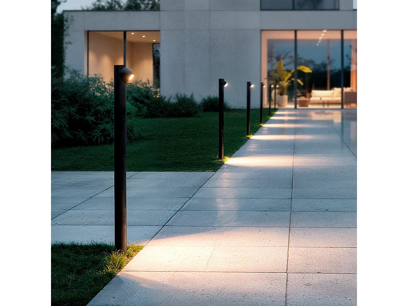 Balise Extérieure LED 6W avec Piquet Rihard Noir