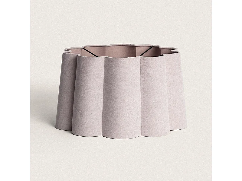 Abat-jour Lampe Lin Renatta Taupe