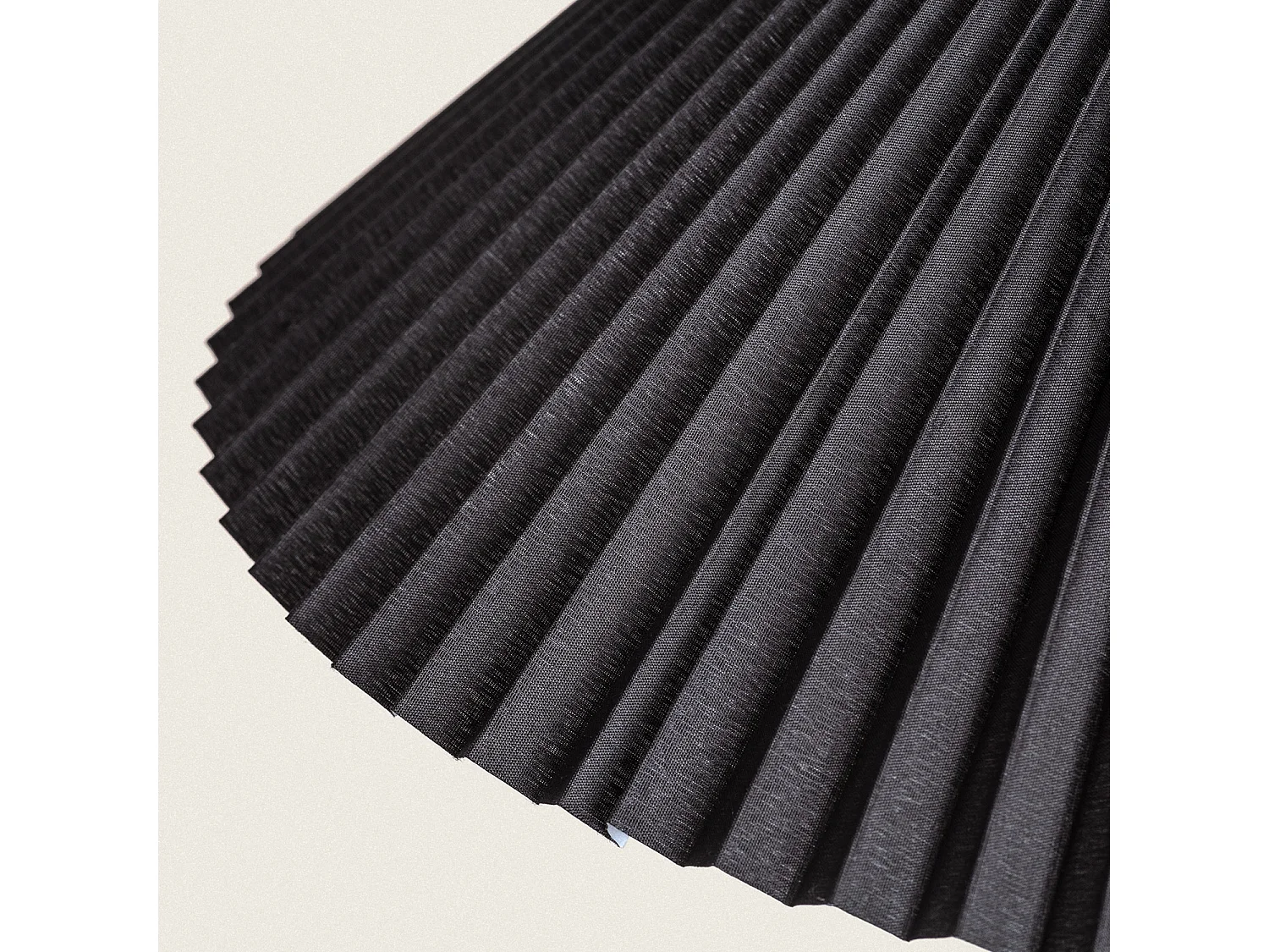 Paralume Lampada Tessuto Luanda Nero