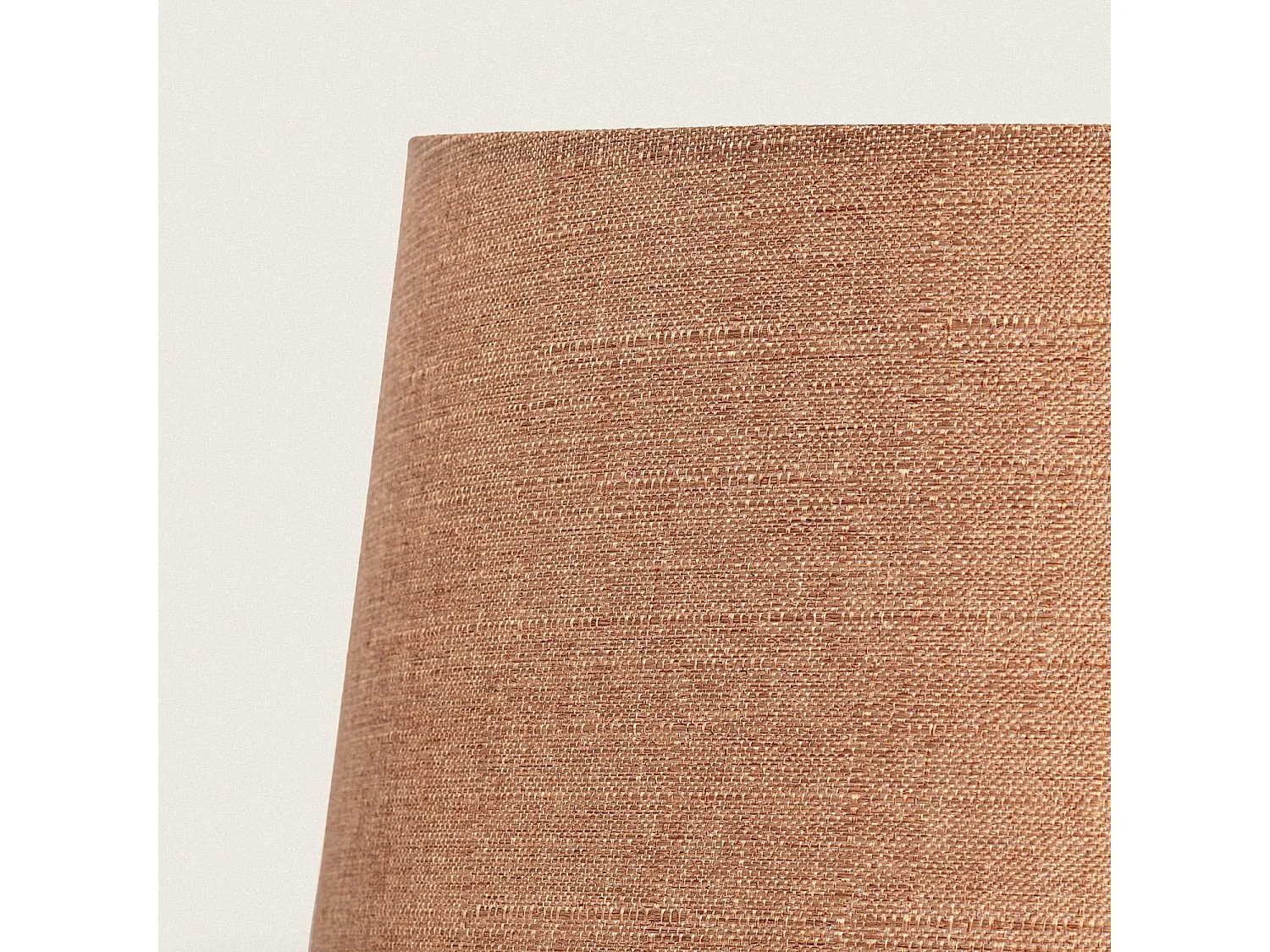 Pantalla Lámpara Lino Vonge Genoveva Marrón