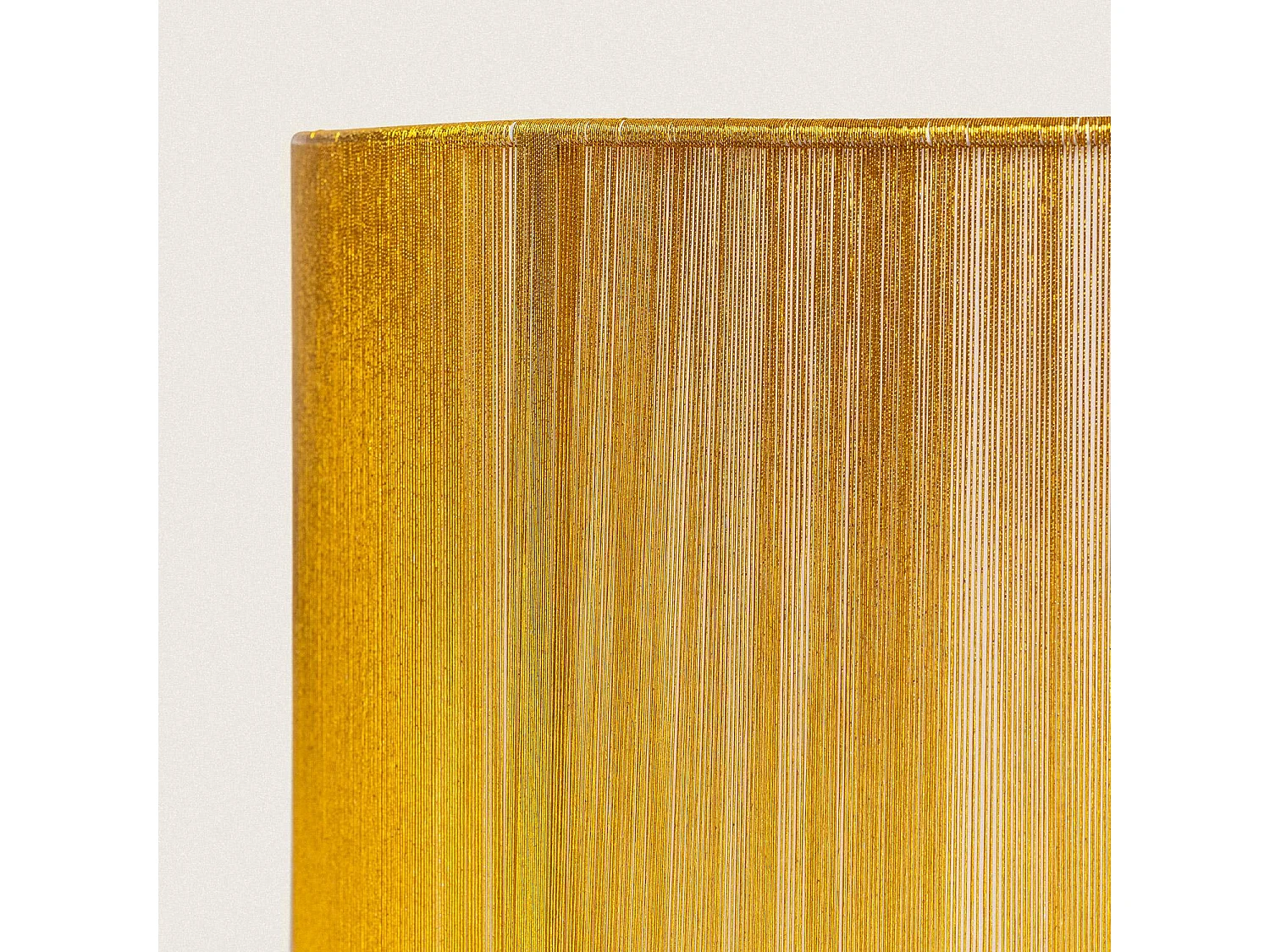 Paralume Lampada Filo di Nylon Paolina Oro