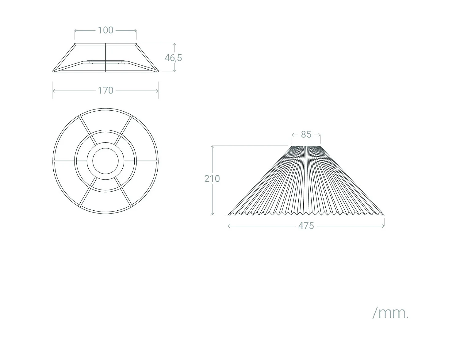 Paralume Lampada Tessuto Luanda Bianco