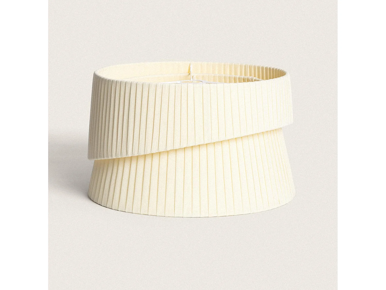 Pantalla Lámpara Lino Kiana Blanco