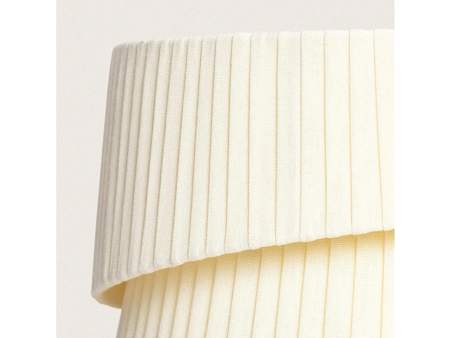 Pantalla Lámpara Lino Kiana Blanco