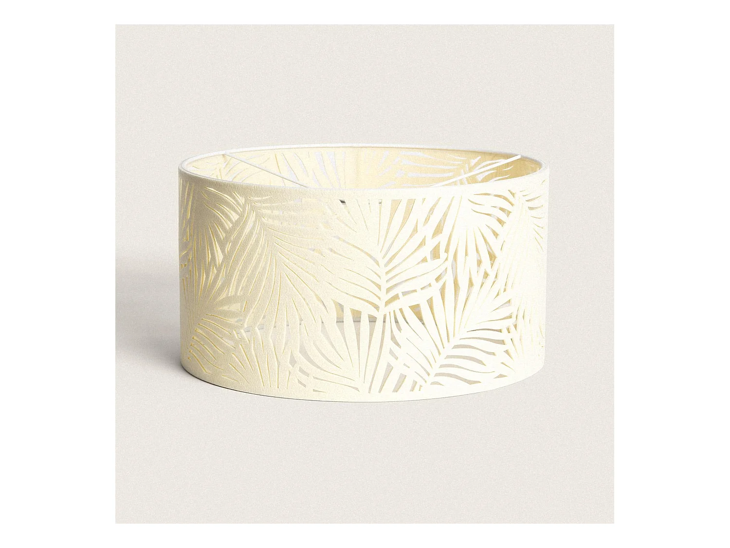 Pantalla Lámpara Fieltro Noemia Blanco