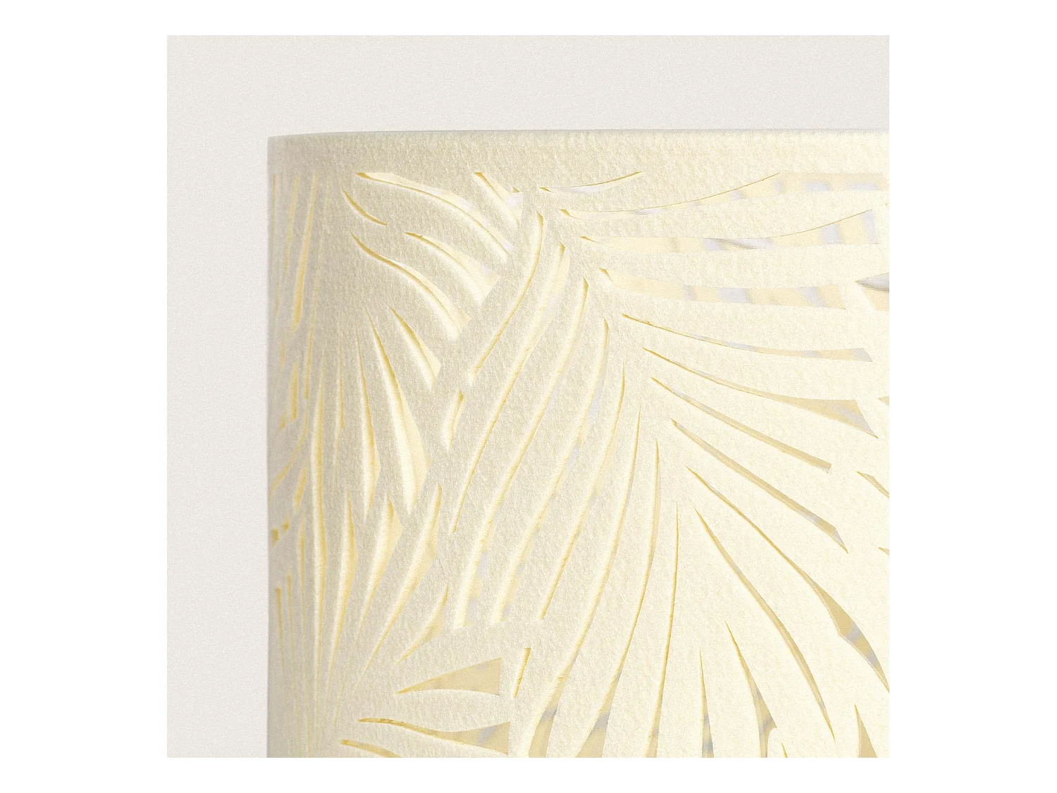 Pantalla Lámpara Fieltro Noemia Blanco