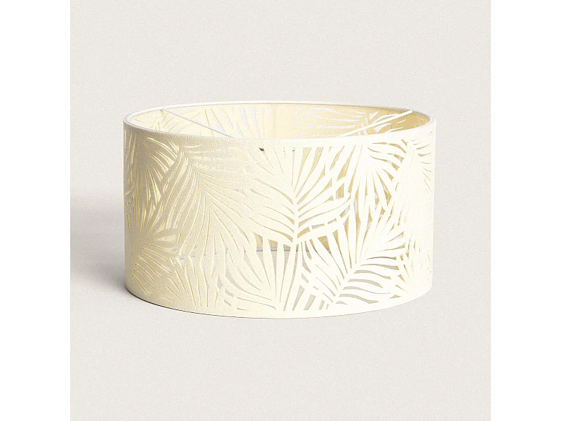 Abat-jour Lampe Feutre Noemia Blanc