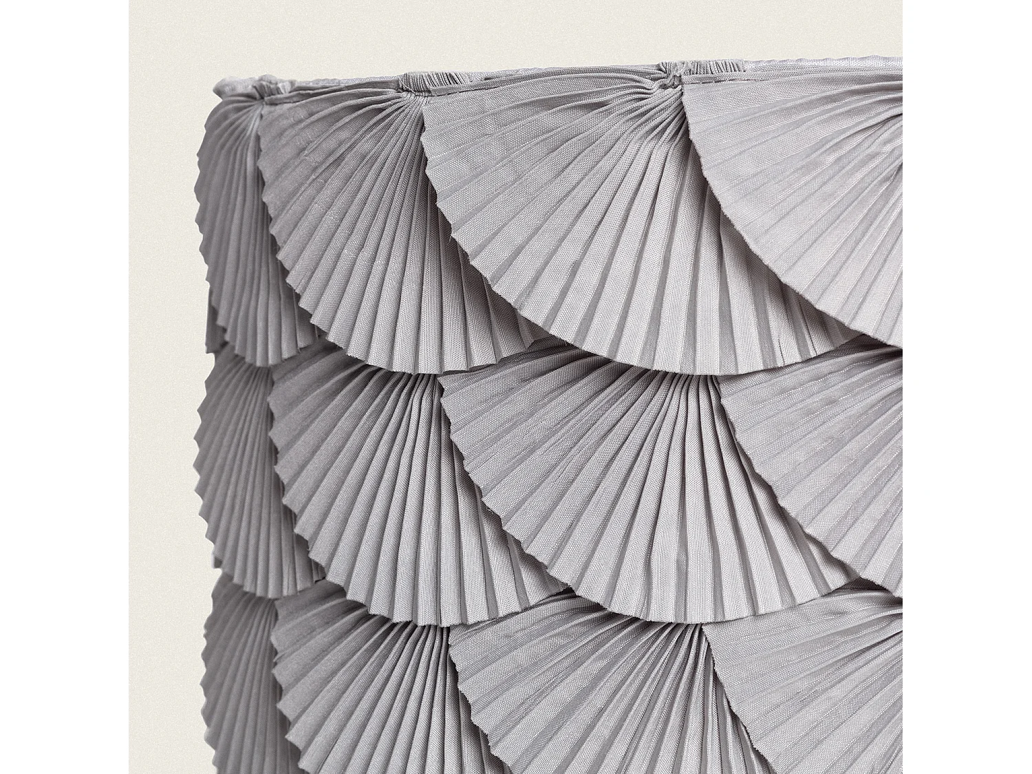 Paralume Lampada Tessuto Anabela Grigio