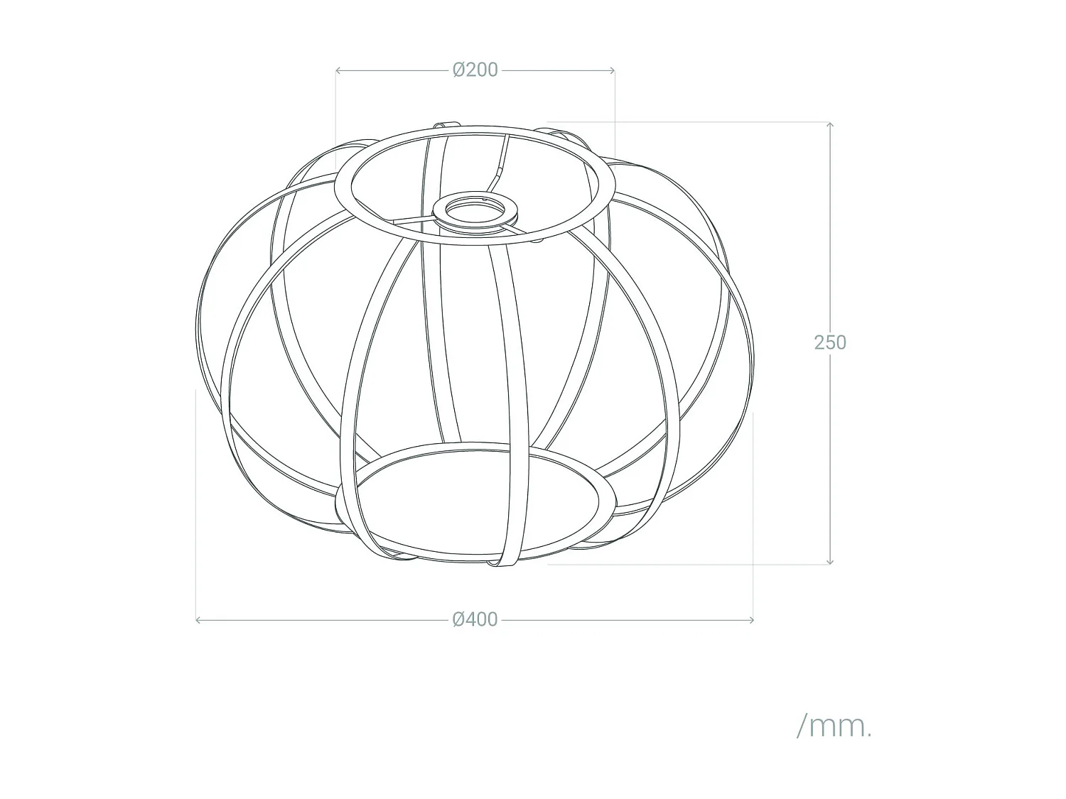 Abat-jour Lampe Lin Gabriela Beige