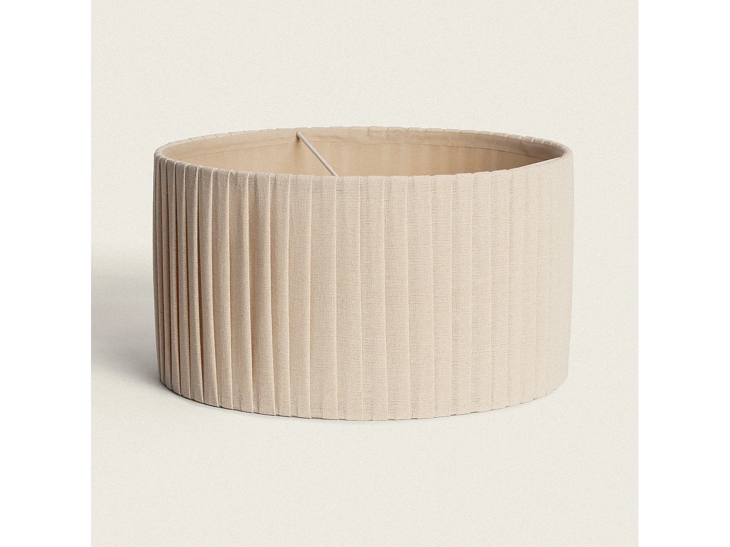 Pantalla Lámpara Lino Petrina Beige