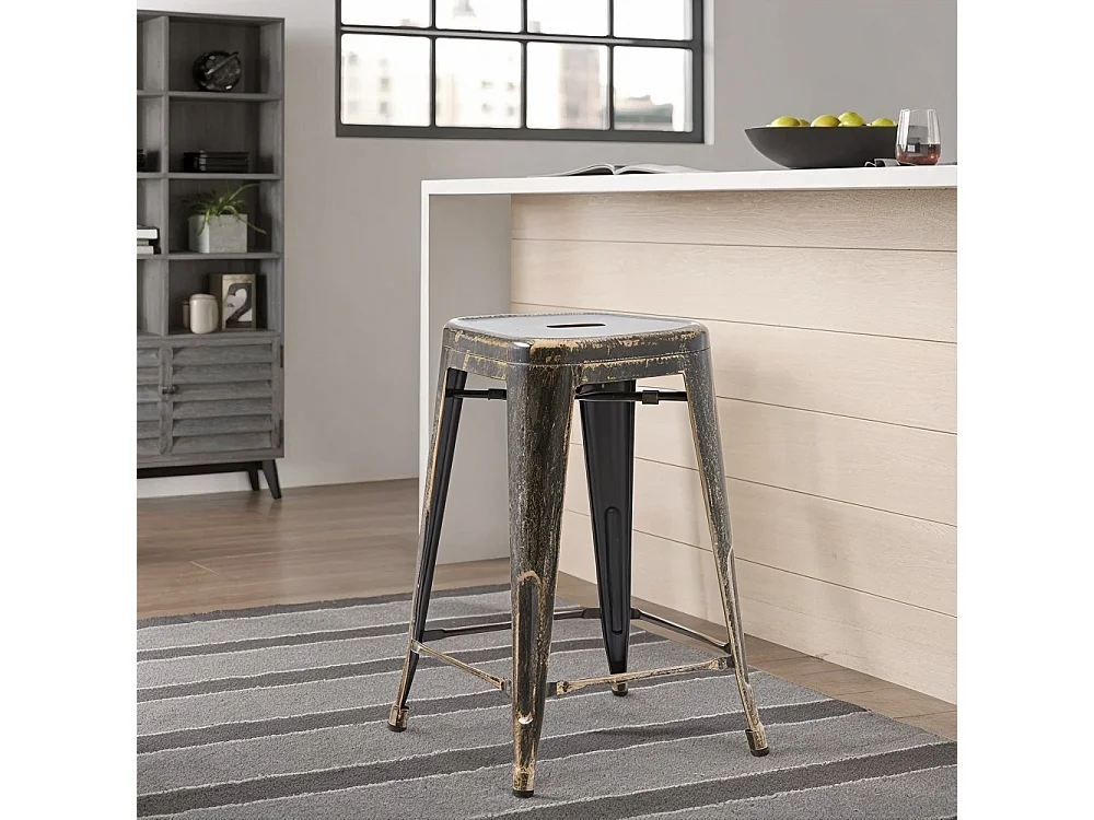 Taburete de Bar -  Diseño Industrial - 60cm - New Edition - Stylix