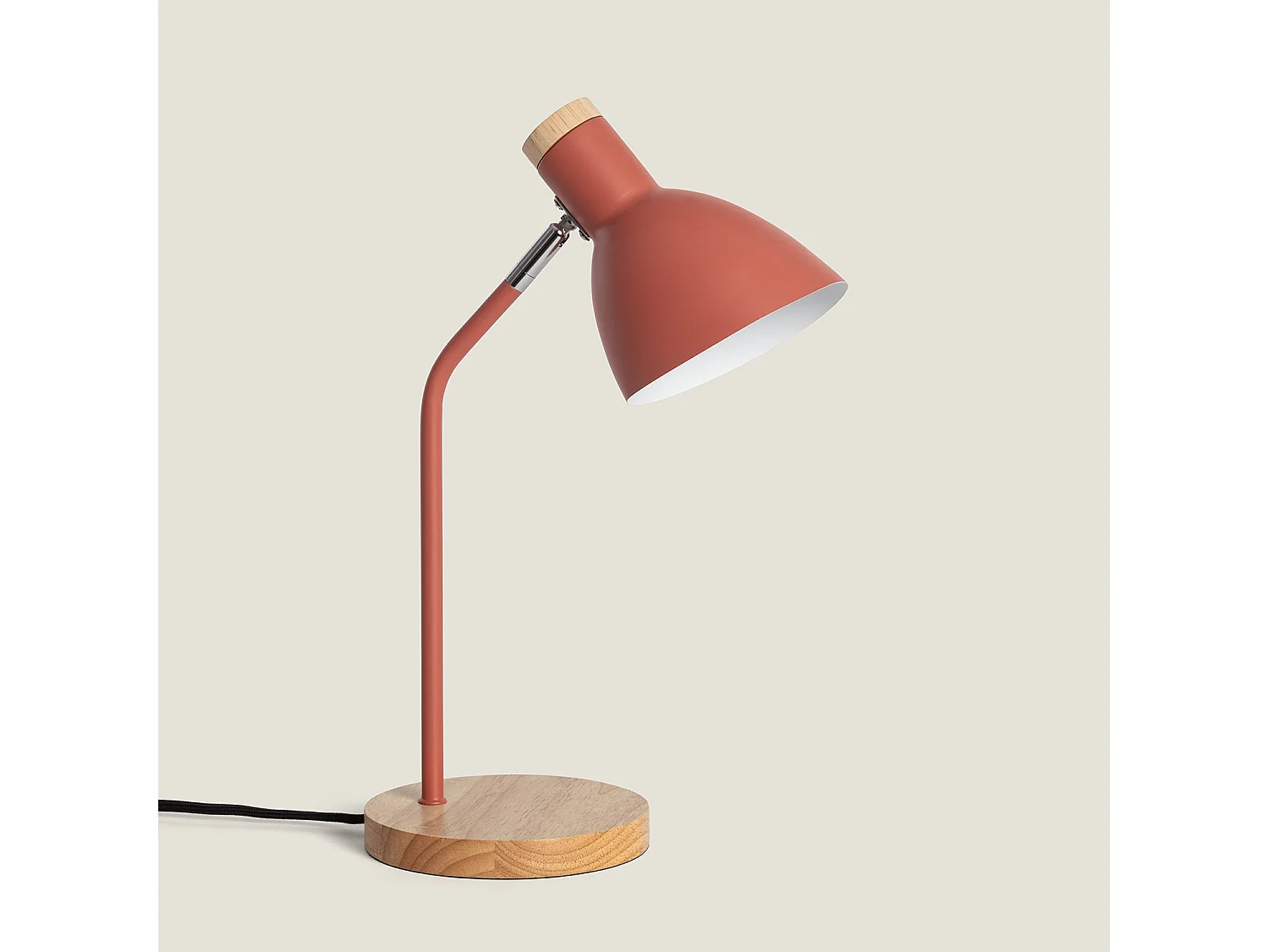 Lampada da Scrivania in Metallo Luxo Terracotta