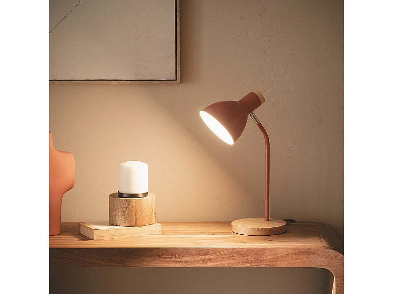 Lampe de Bureau Flex Métal Luxo  Terre cuite