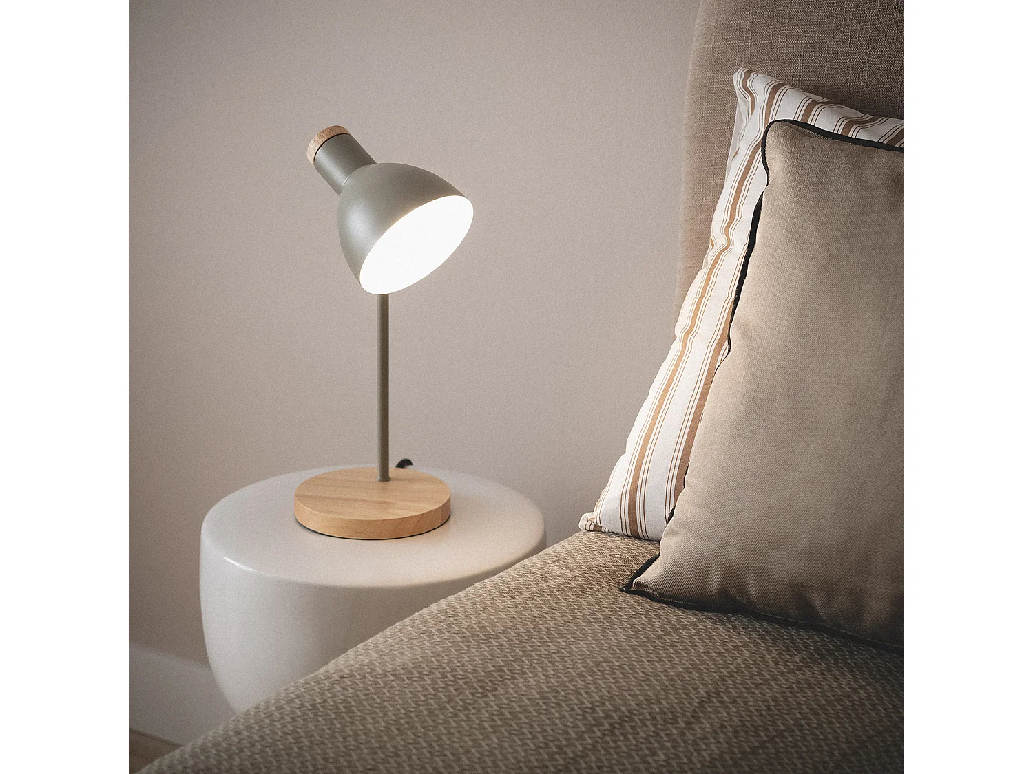 Lampada da Scrivania in Metallo Luxo Verde Militare