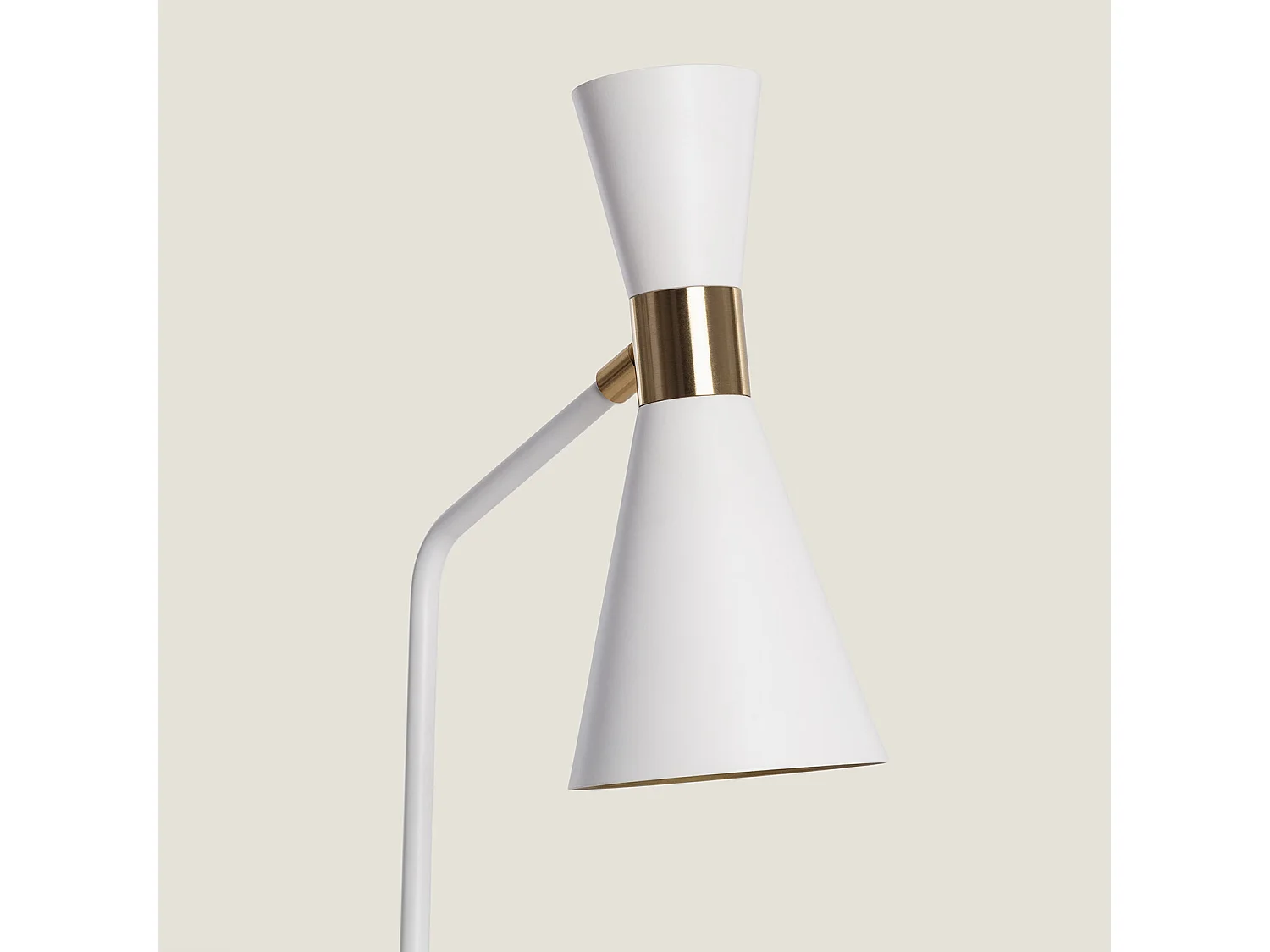Lampe de Bureau Flex Métal Jigger Blanc