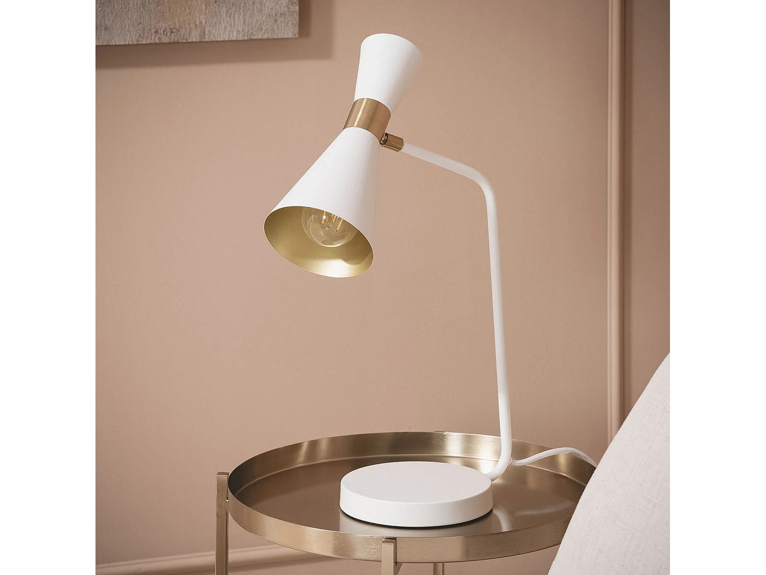 Lampada de Tavolo Jigger Bianco