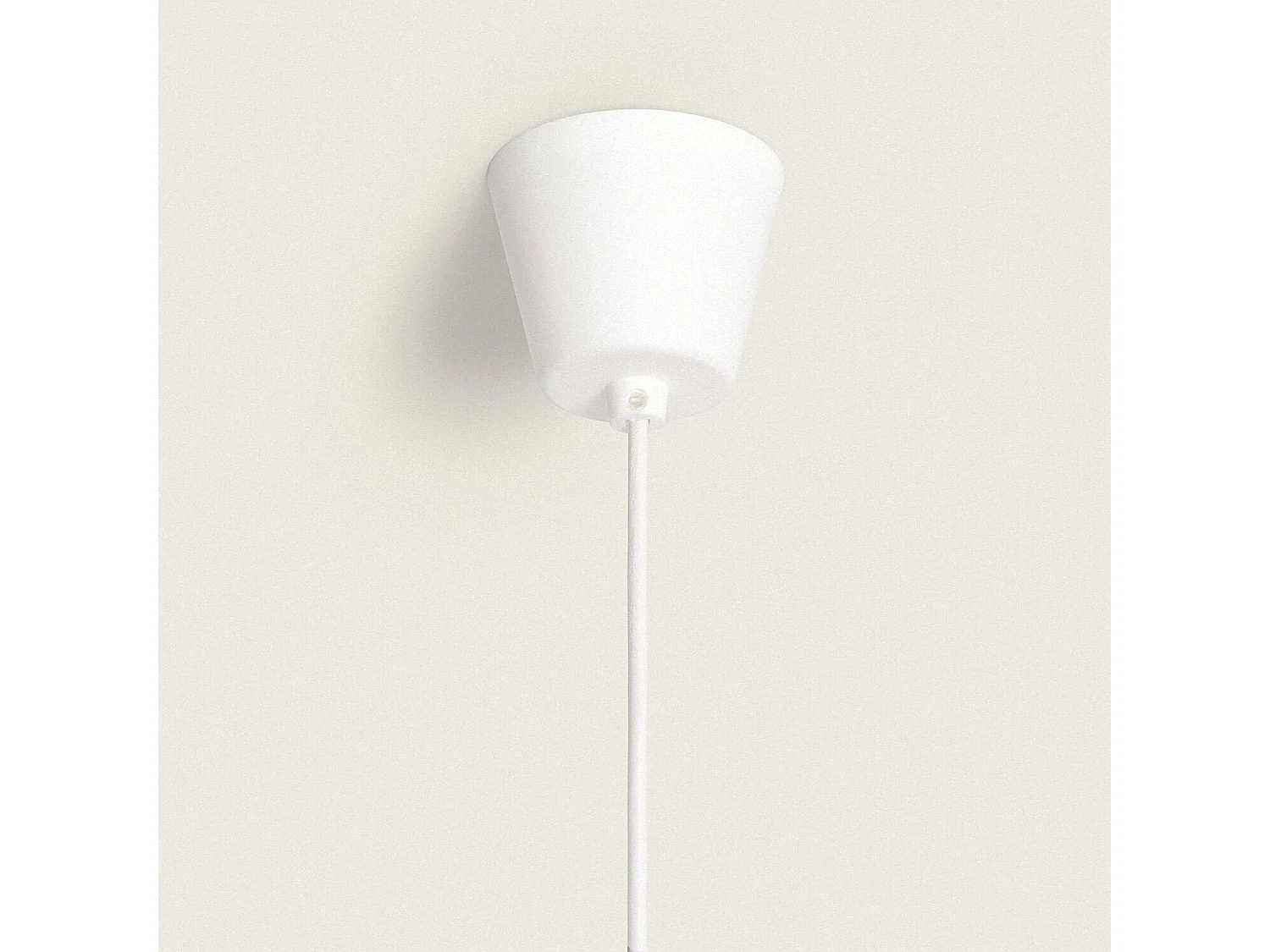 Lampada a Sospensione Fibre Naturali Begonia Bianco