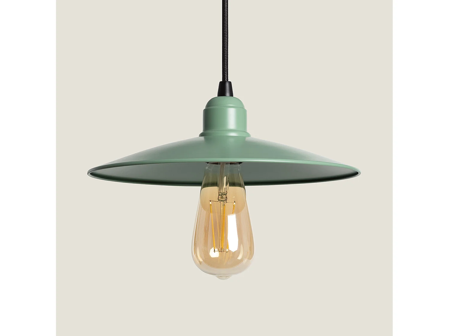 Lampada a Sospensione Metallo Kato II Verde