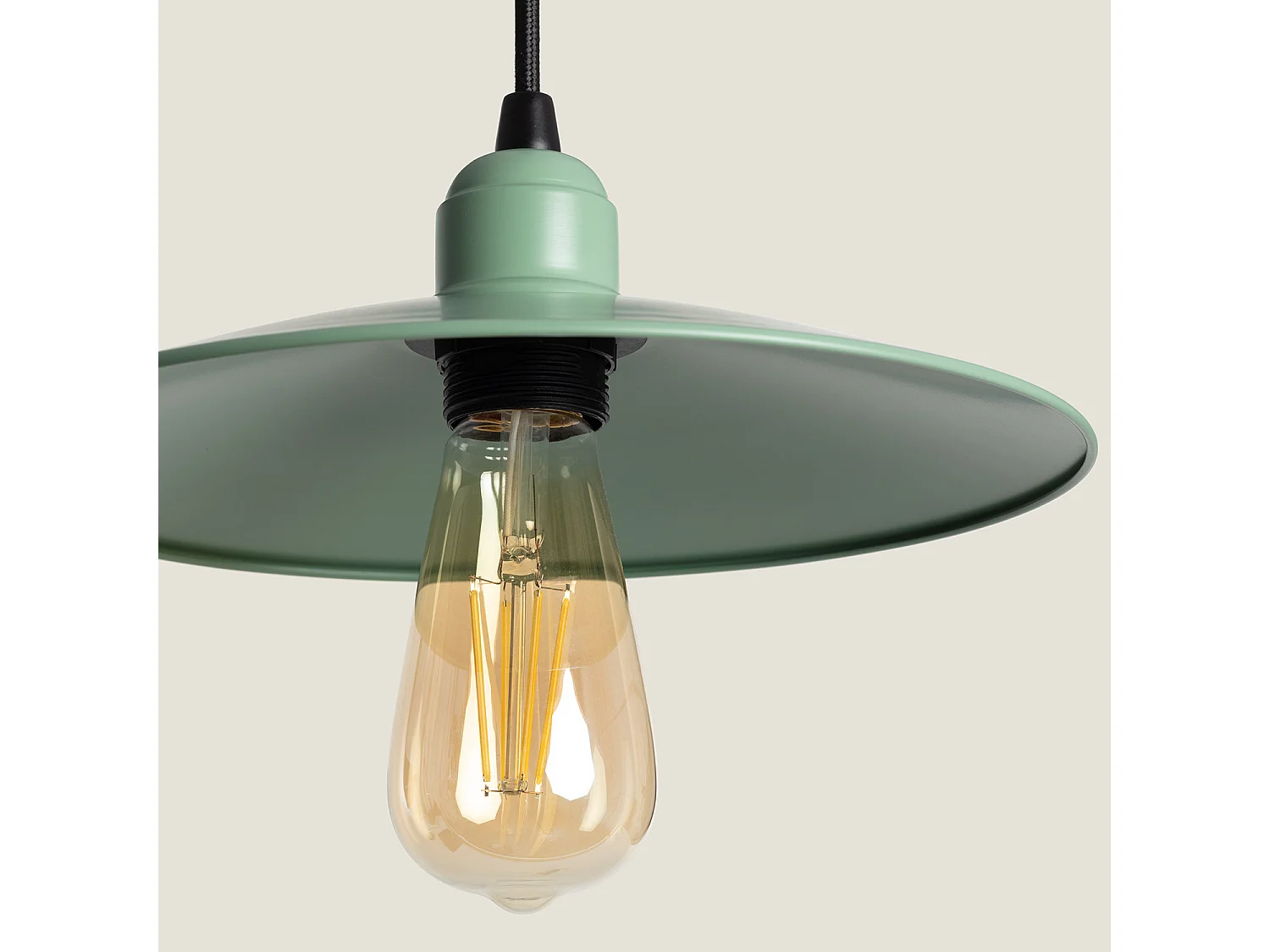 Lampada a Sospensione Metallo Kato II Verde