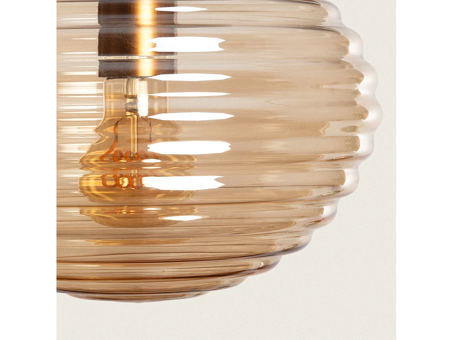 Lámpara Colgante Metal y Cristal Ailen