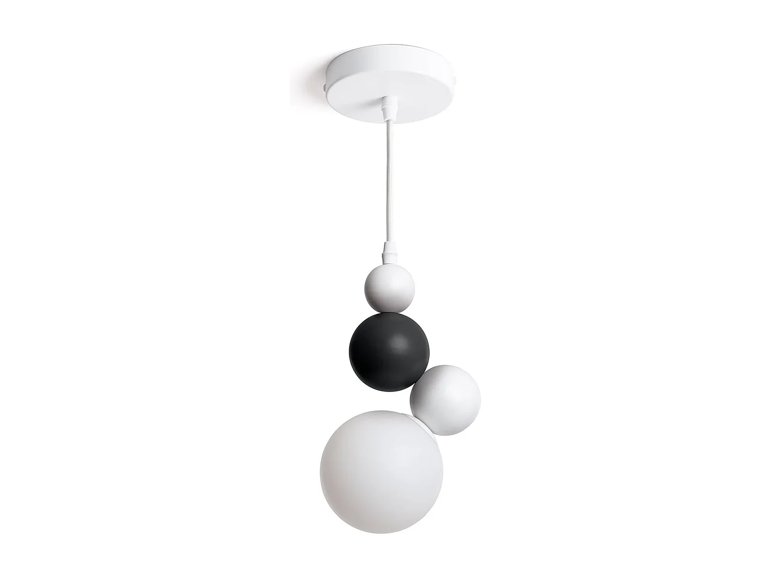 Lámpara Colgante Metal Terra Dunia Negro