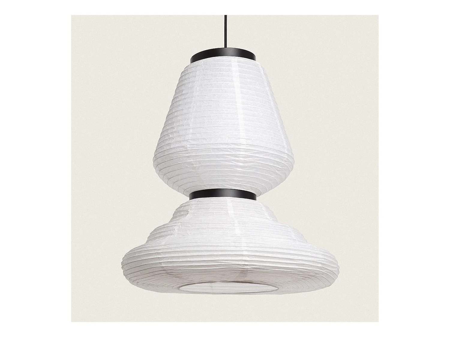 Suspension Papier Hao Taha Blanc