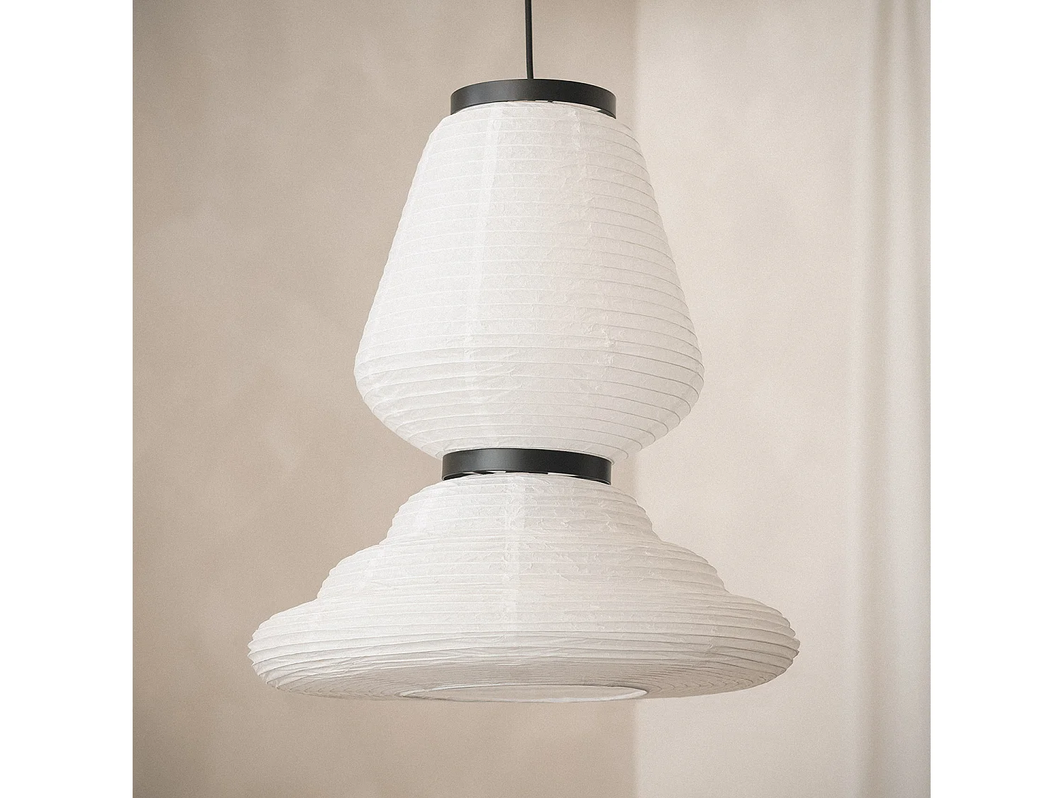 Suspension Papier Hao Taha Blanc