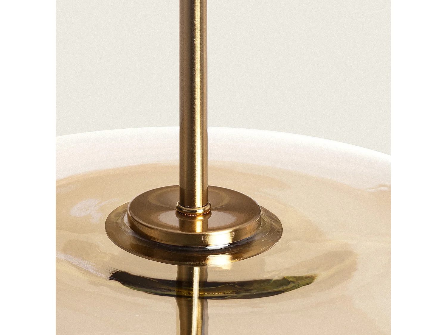 Lampada a Sospensione LED 7W Metallo e Vetro Aba Ambra