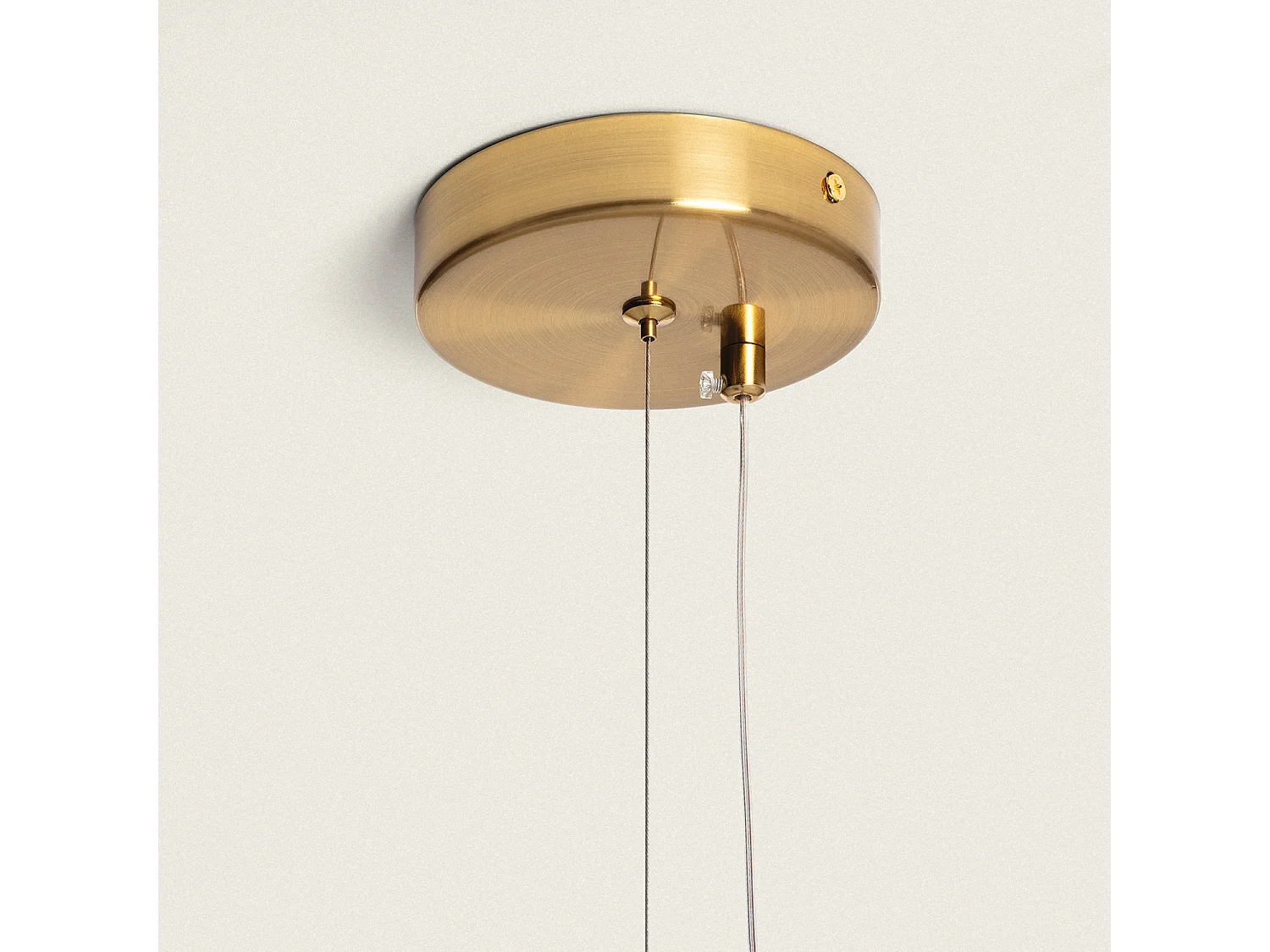 Lampada a Sospensione LED 7W Metallo e Vetro Aba Ambra