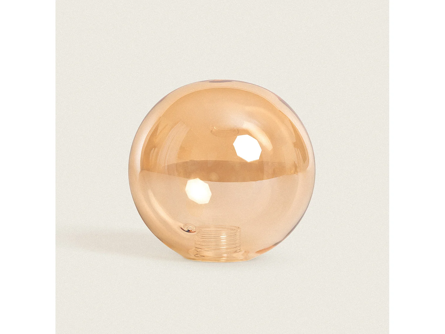 Suspension Métal et Verre Carlize Ambre