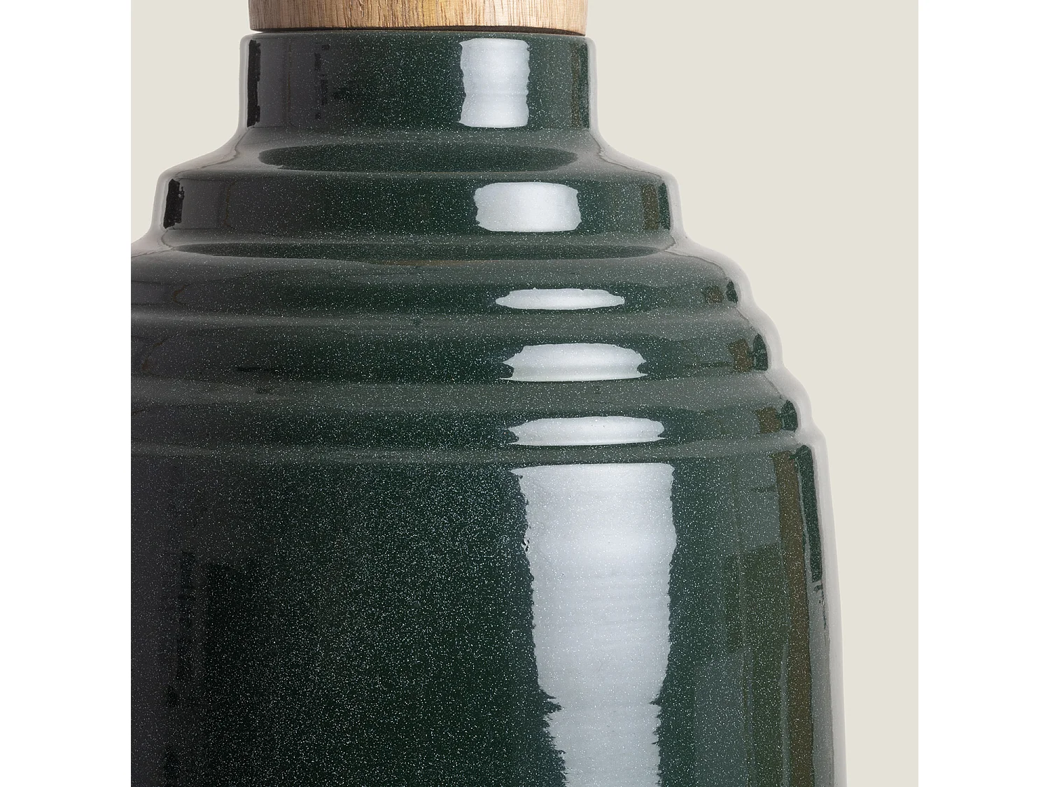 Suspension bois et métal Arlene Yash  Vert