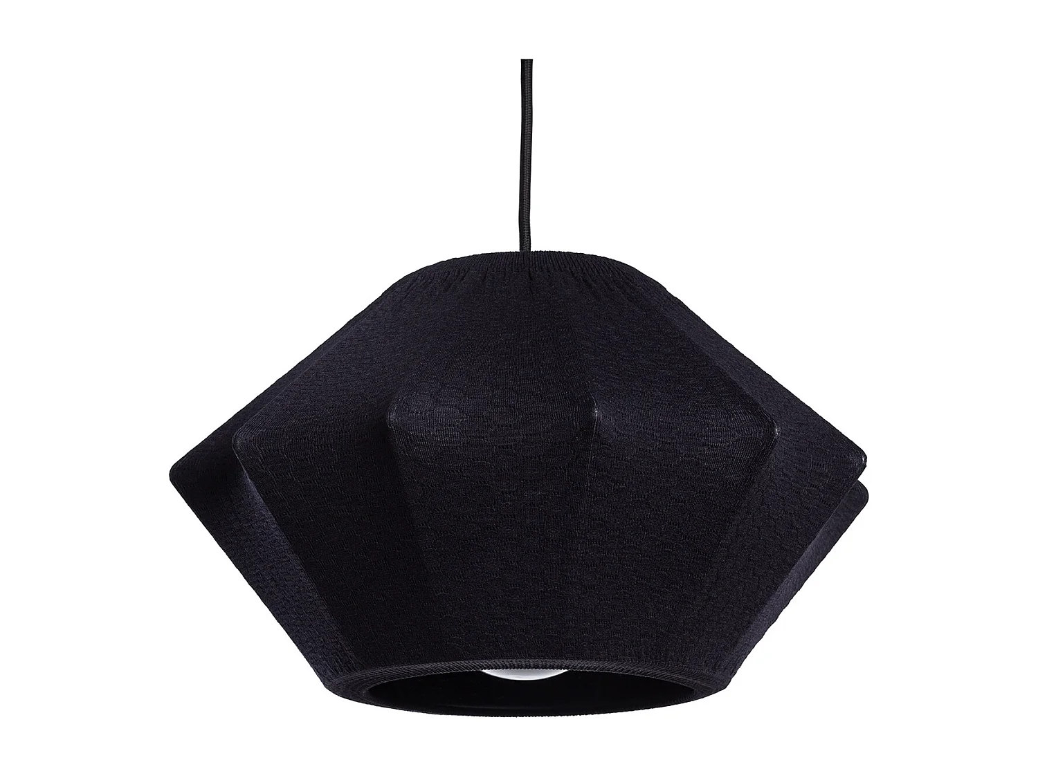 Lampada a Sospensione Metallo Tihoi Nero