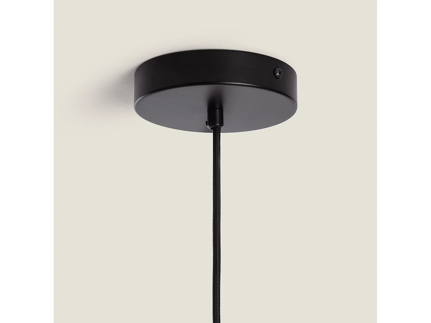 Lampada a Sospensione Metallo Tihoi Nero